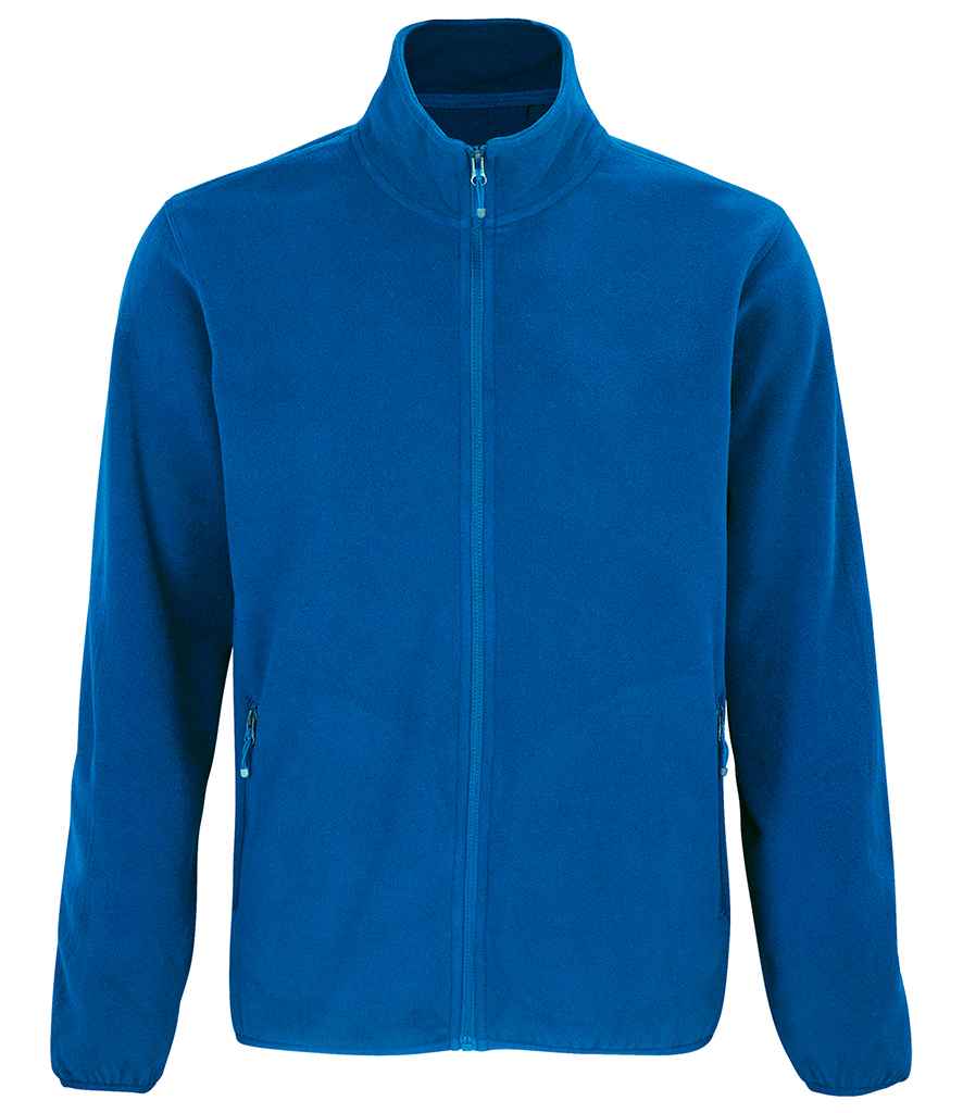 Full Zip Fleece Jacket embroideRoyal with club logo