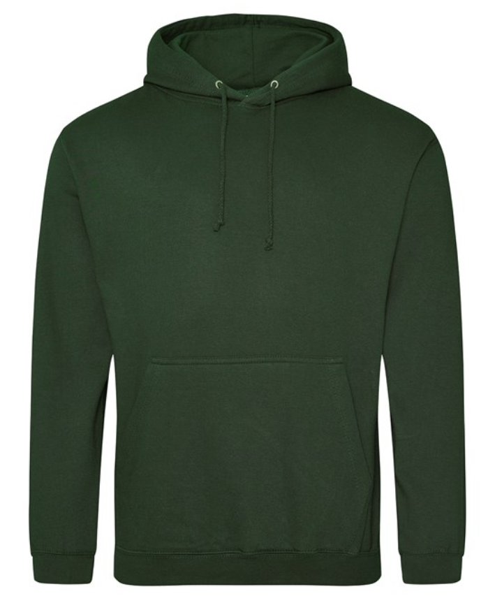 Super soft luxurious feel 60/40 Polyester Cotton mix Hooded Sweatshirt.
