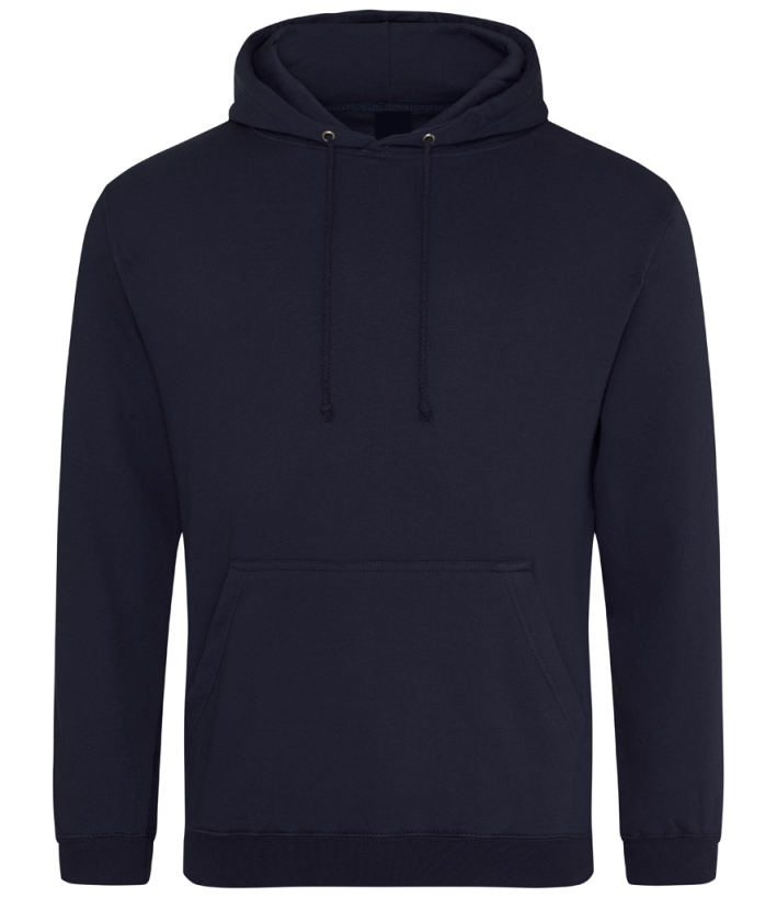 Super soft luxurious feel 60/40 Polyester Cotton mix Hooded Sweatshirt.